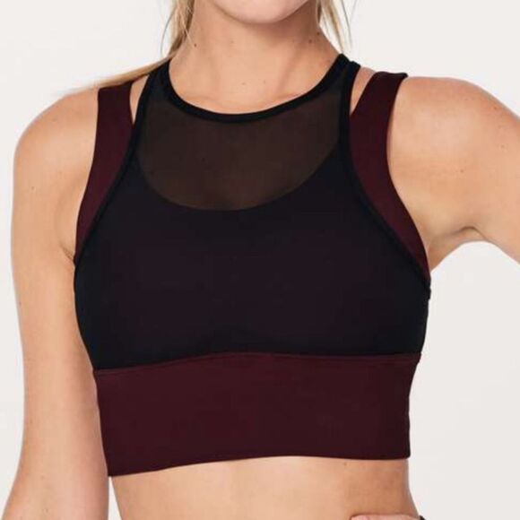 lululemon athletica Other - Lululemon Double Tap Bra II Dark Adobe / Black (8)